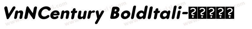 VnNCentury BoldItali字体转换